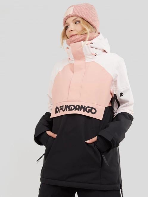 geaca de schi pt. femei Fundango Birch Logo Anorak roz 2