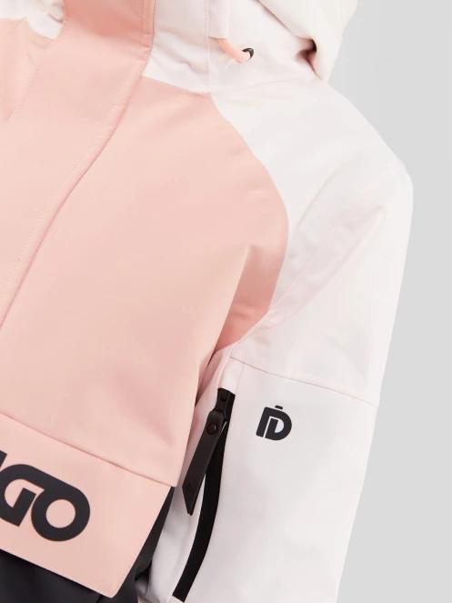 geaca de schi pt. femei Fundango Birch Logo Anorak roz 6