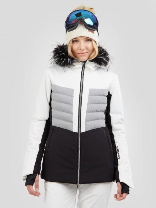 geaca de schi matlasata pt. femei Fundango Salina Padded Jacket alb 2