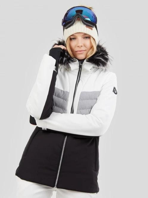 geaca de schi matlasata pt. femei Fundango Salina Padded Jacket alb 4