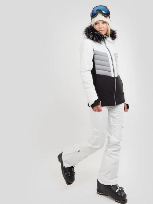 geaca de schi matlasata pt. femei Fundango Salina Padded Jacket alb 5