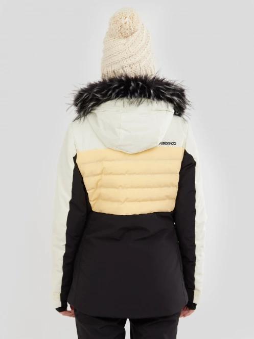 geaca de schi matlasata pt. femei Fundango Salina Padded Jacket galben 3