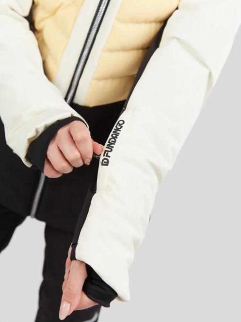 geaca de schi matlasata pt. femei Fundango Salina Padded Jacket galben 8