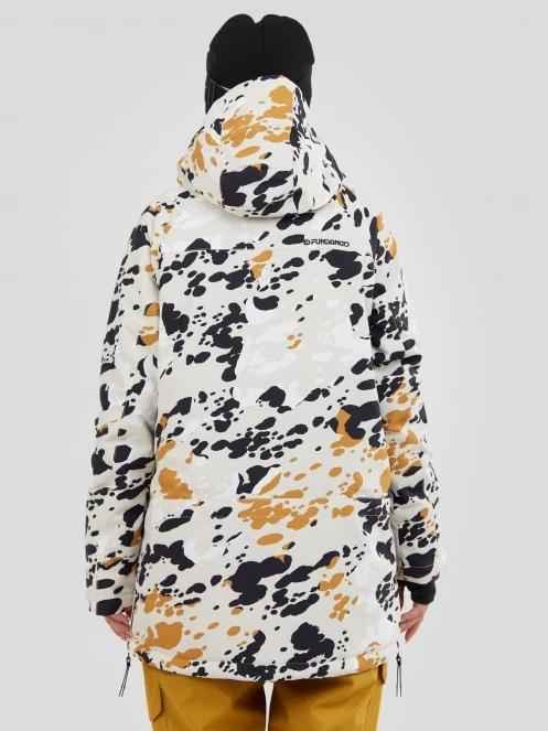 geaca de schi pt. femei Fundango Hooper Anorak alb 3