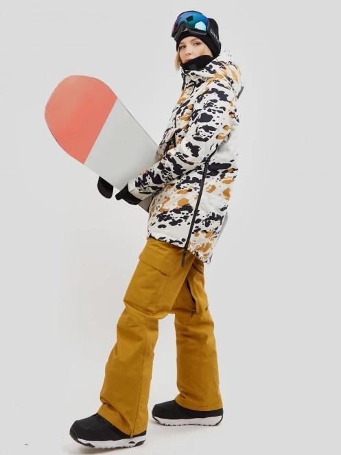 geaca de schi pt. femei Fundango Hooper Anorak alb 5