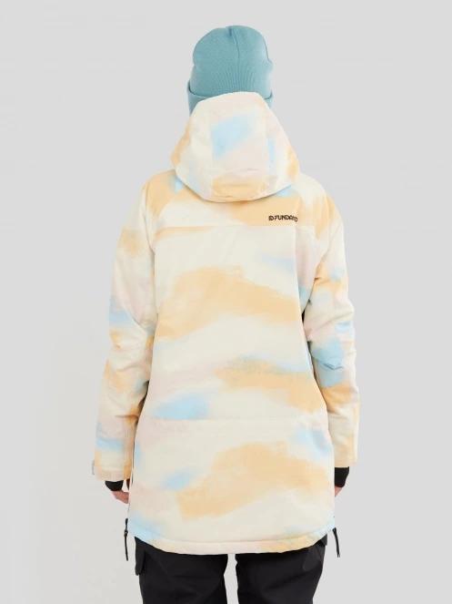 geaca de schi pt. femei Fundango Hooper Anorak galben 3
