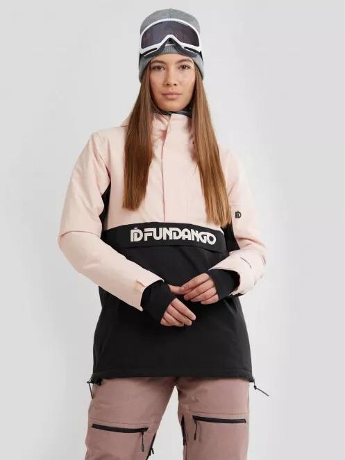 geaca de schi pt. femei Fundango Birch Logo Anorak roz 2