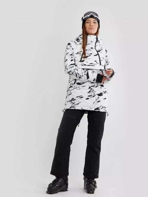 geaca de schi pt. femei Fundango Hooper Anorak negru 4