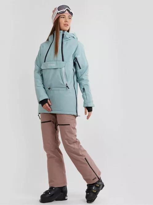 geaca de schi pt. femei Fundango Hooper Anorak verde 4