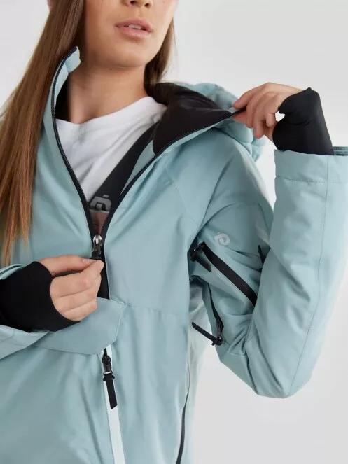 geaca de schi pt. femei Fundango Hooper Anorak verde 6