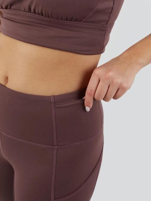 pantaloni de sport pt. femei Fundango Fade Leggings roz 7