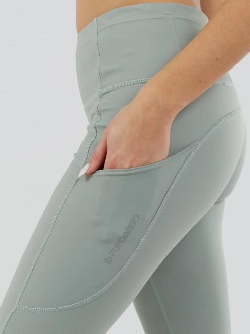 pantaloni de sport pt. femei Fundango Fade Leggings verde 6