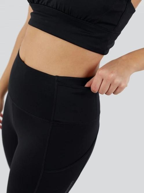 pantaloni de sport pt. femei Fundango Fade Leggings negru 5