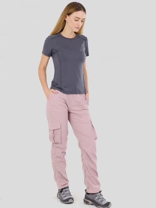 pantaloni de drumetie pt. femei Fundango Finley Cargo Pants roz 5