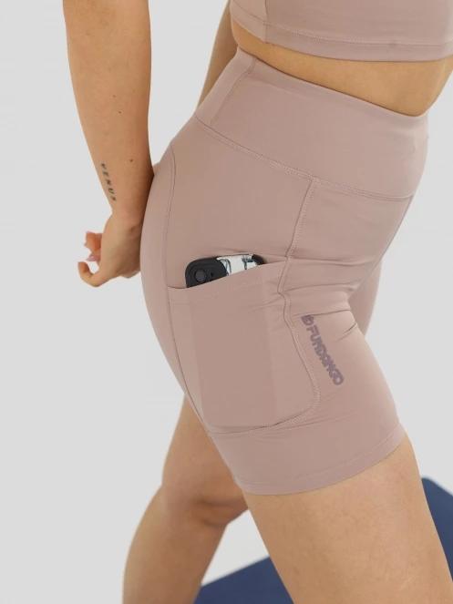 pantaloni pentru ciclism pt. femei Fundango Nash Short Leggings roz 6