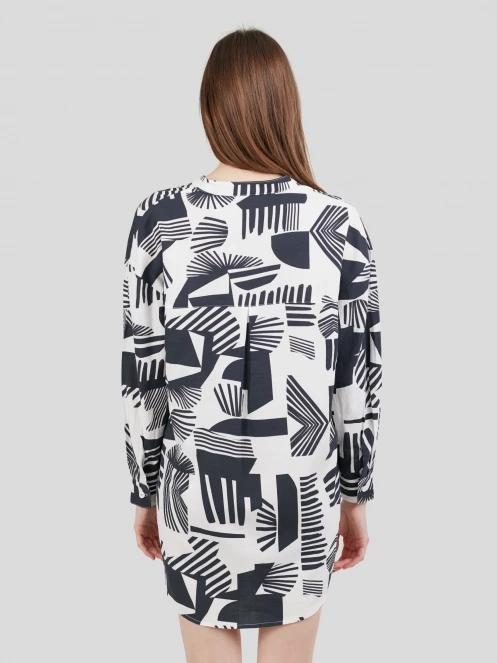 camasa cu maneci lungi pt. femei Fundango Athene Cover-up negru 3