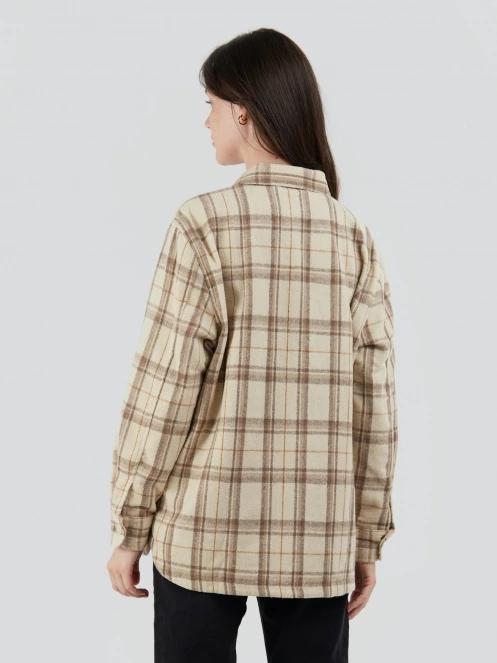 jacheta camasa pt. femei Fundango Ashley Shirt Jacket nisip 3