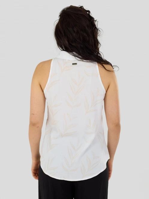 tricou fara maneci pt. femei Fundango Myrto Sleeveless Shirt nisip 3