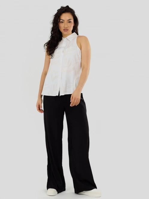 tricou fara maneci pt. femei Fundango Myrto Sleeveless Shirt nisip 4