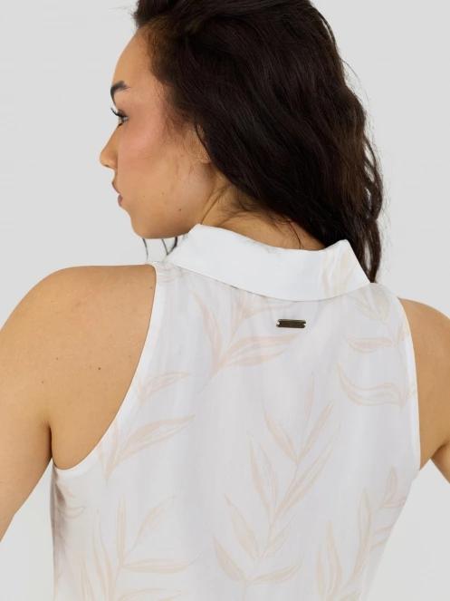 tricou fara maneci pt. femei Fundango Myrto Sleeveless Shirt nisip 5