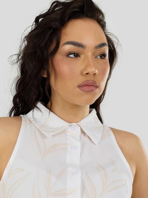 tricou fara maneci pt. femei Fundango Myrto Sleeveless Shirt nisip 6