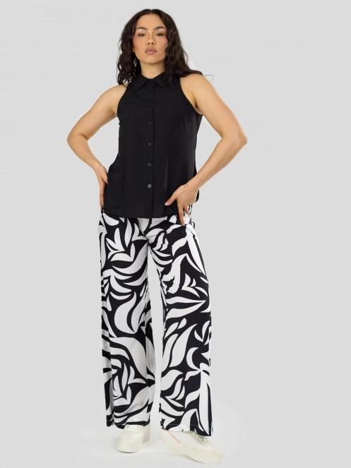 tricou fara maneci pt. femei Fundango Myrto Sleeveless Shirt negru 5