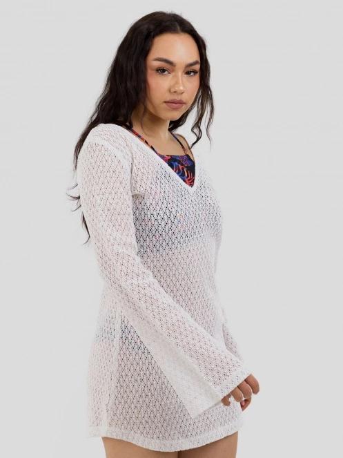 rochie de plaja pt. femei Fundango Shoreline Cover-up alb 2