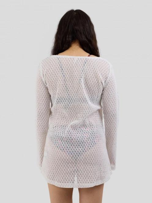 rochie de plaja pt. femei Fundango Shoreline Cover-up alb 3