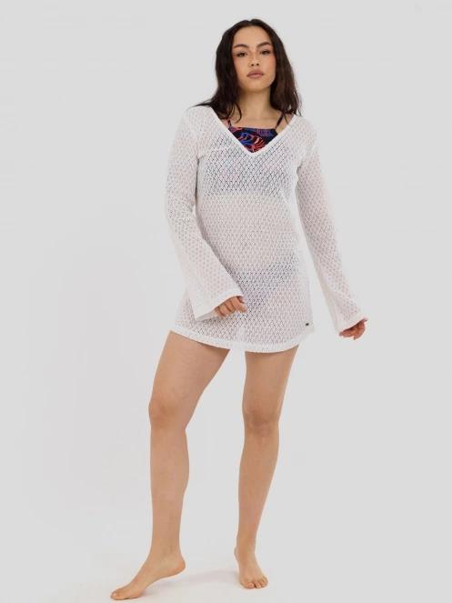 rochie de plaja pt. femei Fundango Shoreline Cover-up alb 5