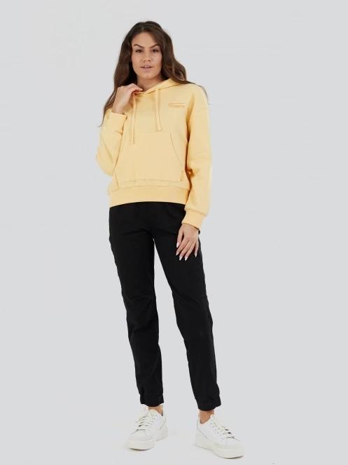 pulover cu gluga pt. femei Fundango Lopez Sweatshirt galben 5