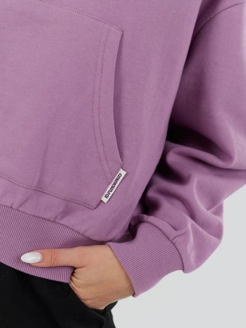 pulover cu gluga pt. femei Fundango Lopez Sweatshirt violet 6