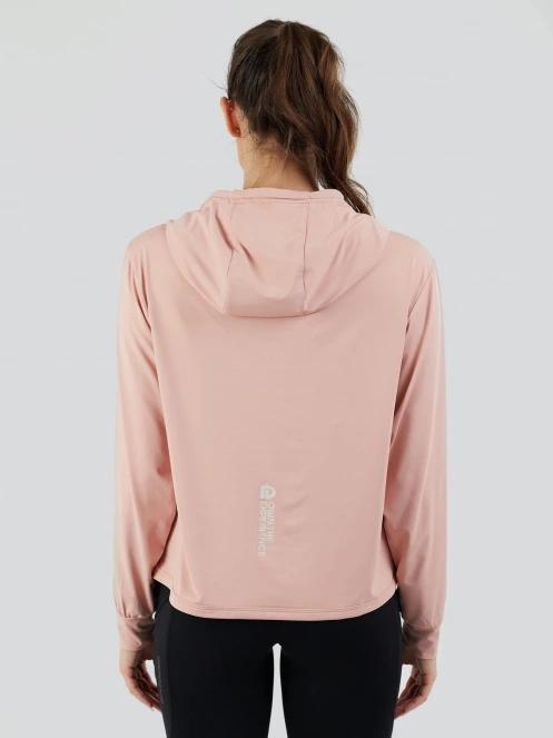 pulover cu gluga pt. femei Fundango Helka Sweatshirt roz 3