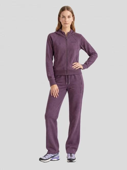 pulover cu gluga pt. femei Fundango Coreline Full-Zip Sweater violet 4