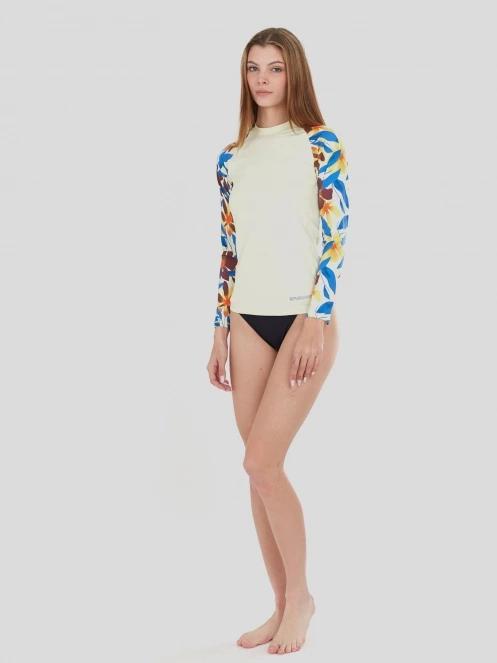 lycra cu maneci lungi pt. femei Fundango Joyce Long Sleeve Rashguard gri 4