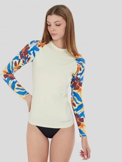 lycra cu maneci lungi pt. femei Fundango Joyce Long Sleeve Rashguard gri 5