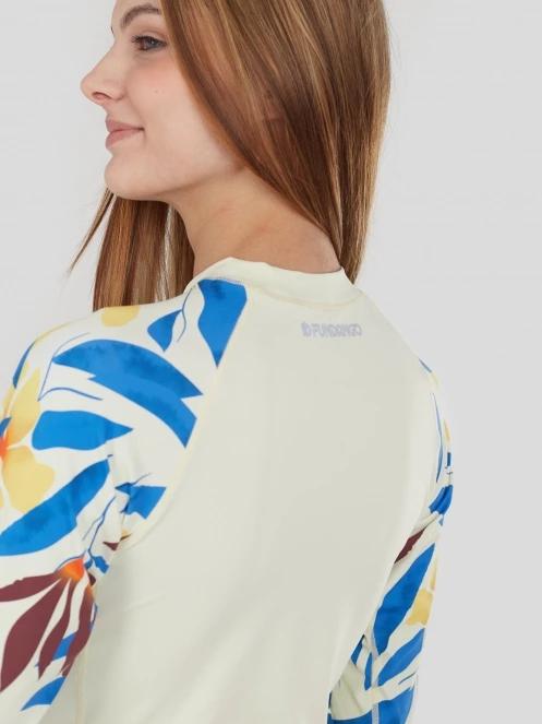 lycra cu maneci lungi pt. femei Fundango Joyce Long Sleeve Rashguard gri 7