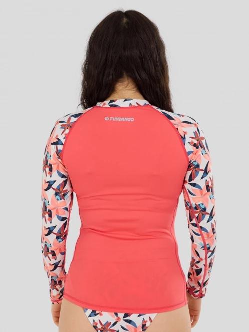 lycra cu maneci lungi pt. femei Fundango Joyce Long Sleeve Rashguard nisip 3