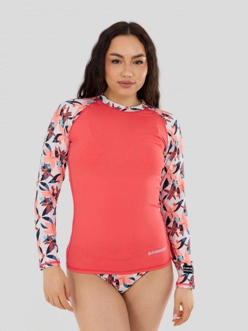 lycra cu maneci lungi pt. femei Fundango Joyce Long Sleeve Rashguard nisip 5
