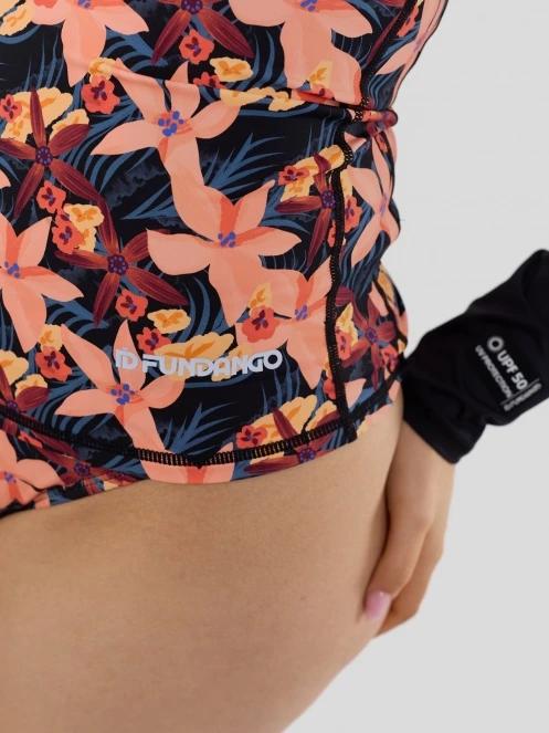 lycra cu maneci lungi pt. femei Fundango Joyce Long Sleeve Rashguard roz 6