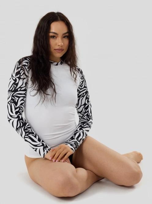 lycra cu maneci lungi pt. femei Fundango Joyce Long Sleeve Rashguard negru 6