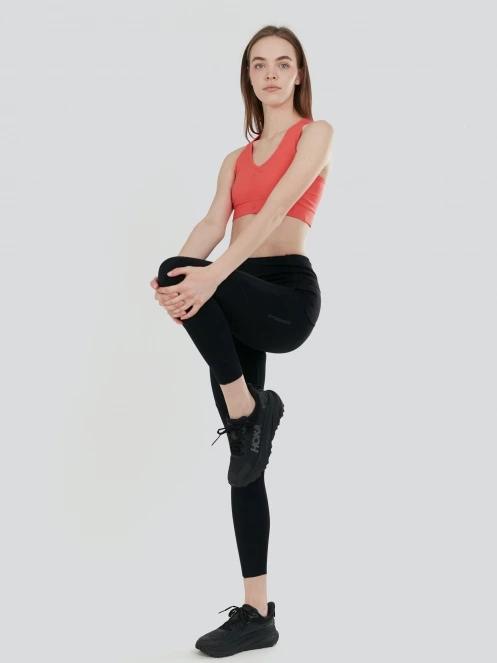 sutien pentru sport pt. femei Fundango Seamless Sport Bra portocaliu 4