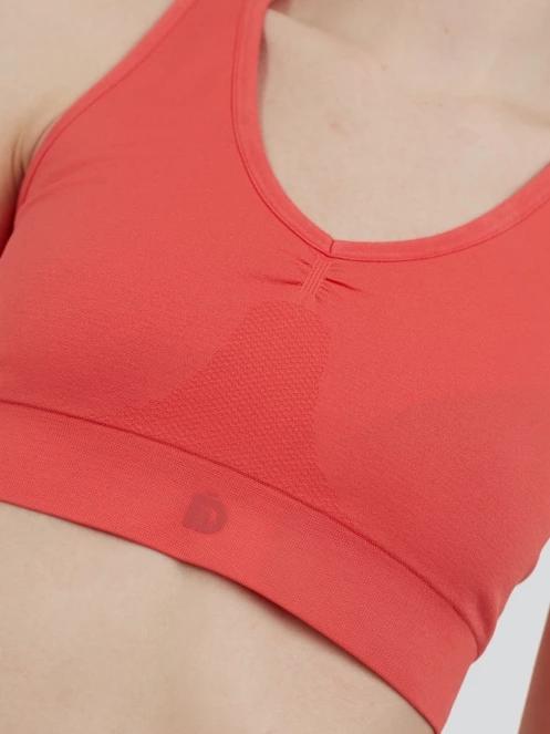sutien pentru sport pt. femei Fundango Seamless Sport Bra portocaliu 6