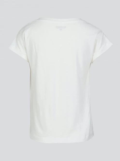 tricou cu maneci scurte pt. femei Fundango Lima T-shirt alb 7