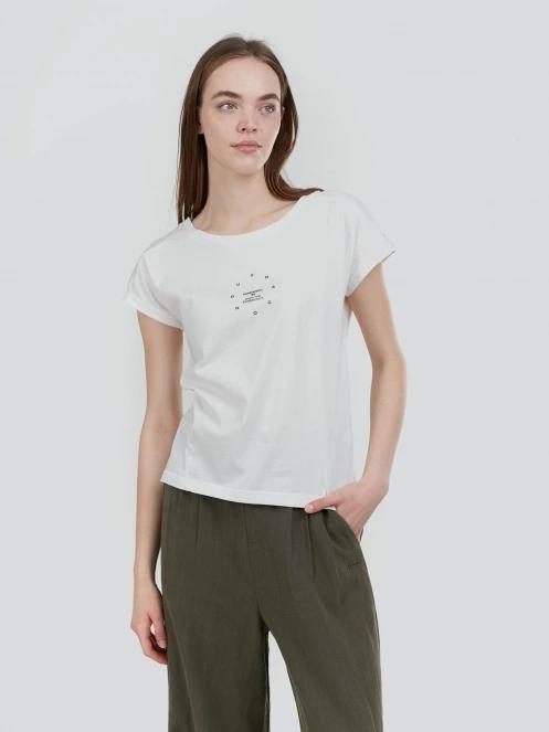 tricou cu maneci scurte pt. femei Fundango Lima T-shirt alb 2