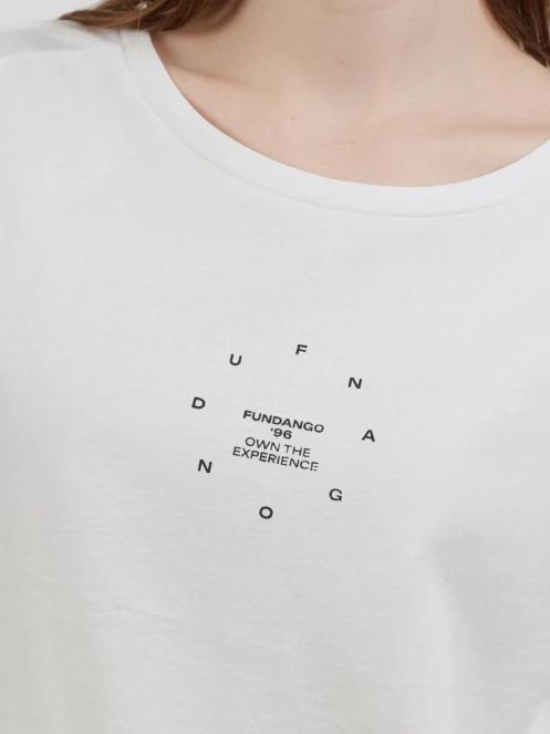tricou cu maneci scurte pt. femei Fundango Lima T-shirt alb 5