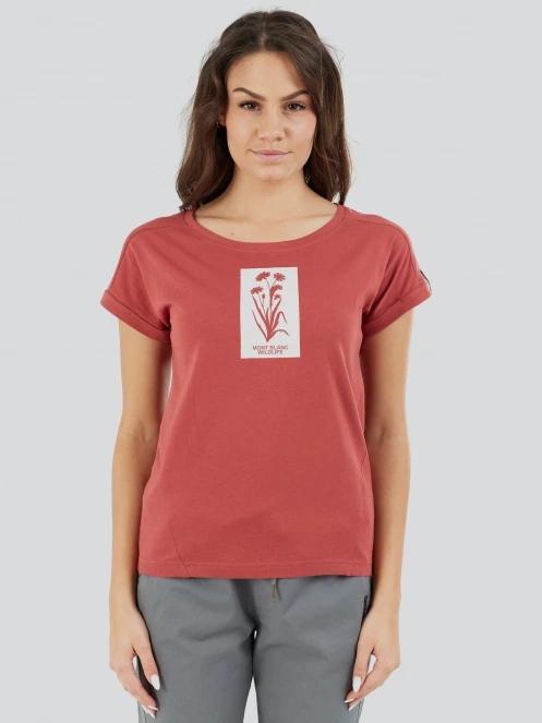 tricou cu maneci scurte pt. femei Fundango Lima T-shirt rosu 2