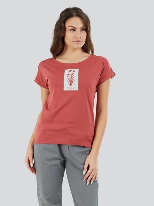 tricou cu maneci scurte pt. femei Fundango Lima T-shirt rosu 5