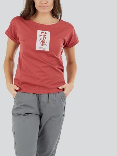 tricou cu maneci scurte pt. femei Fundango Lima T-shirt rosu 6
