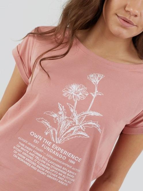 tricou cu maneci scurte pt. femei Fundango Lima T-shirt roz 6