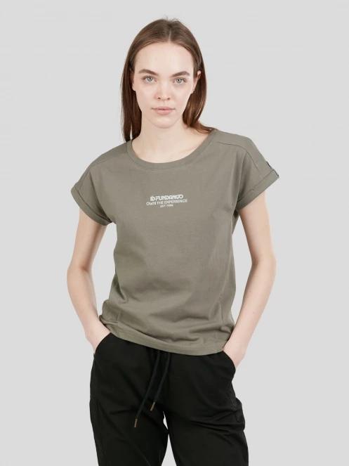 tricou cu maneci scurte pt. femei Fundango Lima T-shirt oliv 2